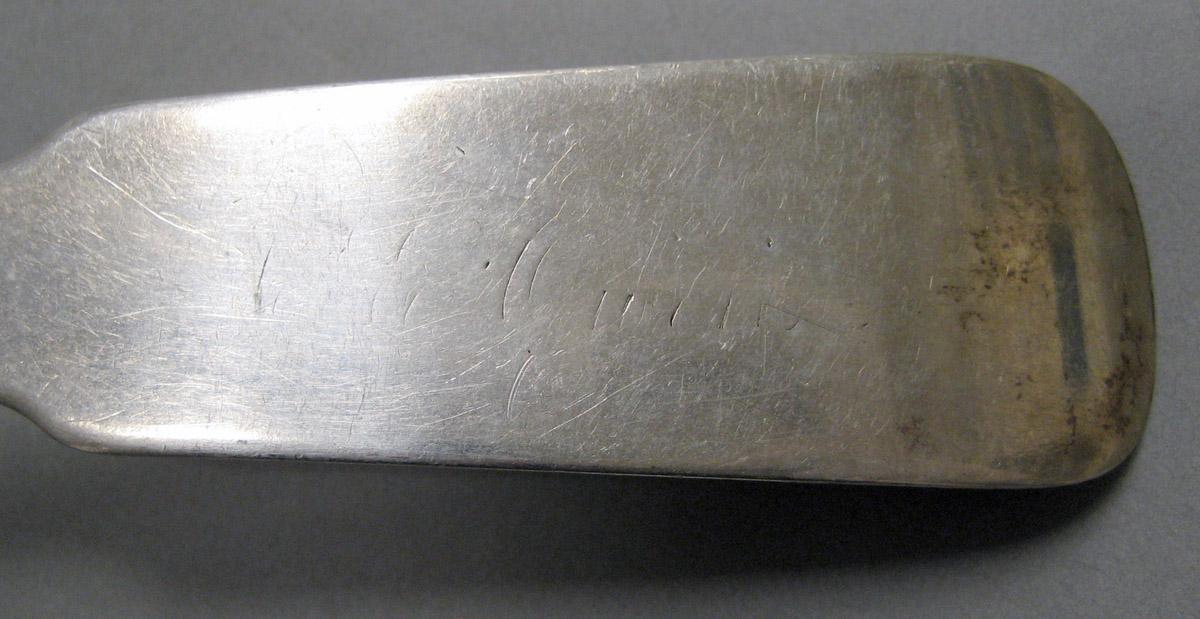 1998.0004.4004 Silver Spoon engraving