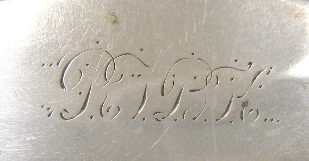 1998.0004.4006 Silver Spoon engraving