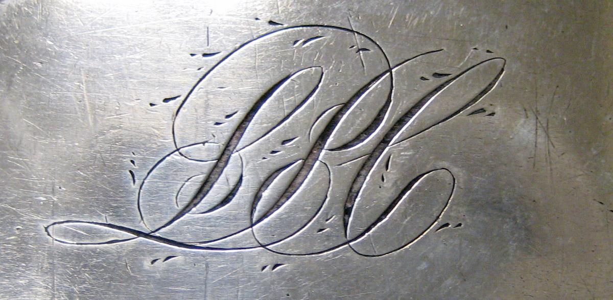 1998.0004.4007 Silver Spoon engraving