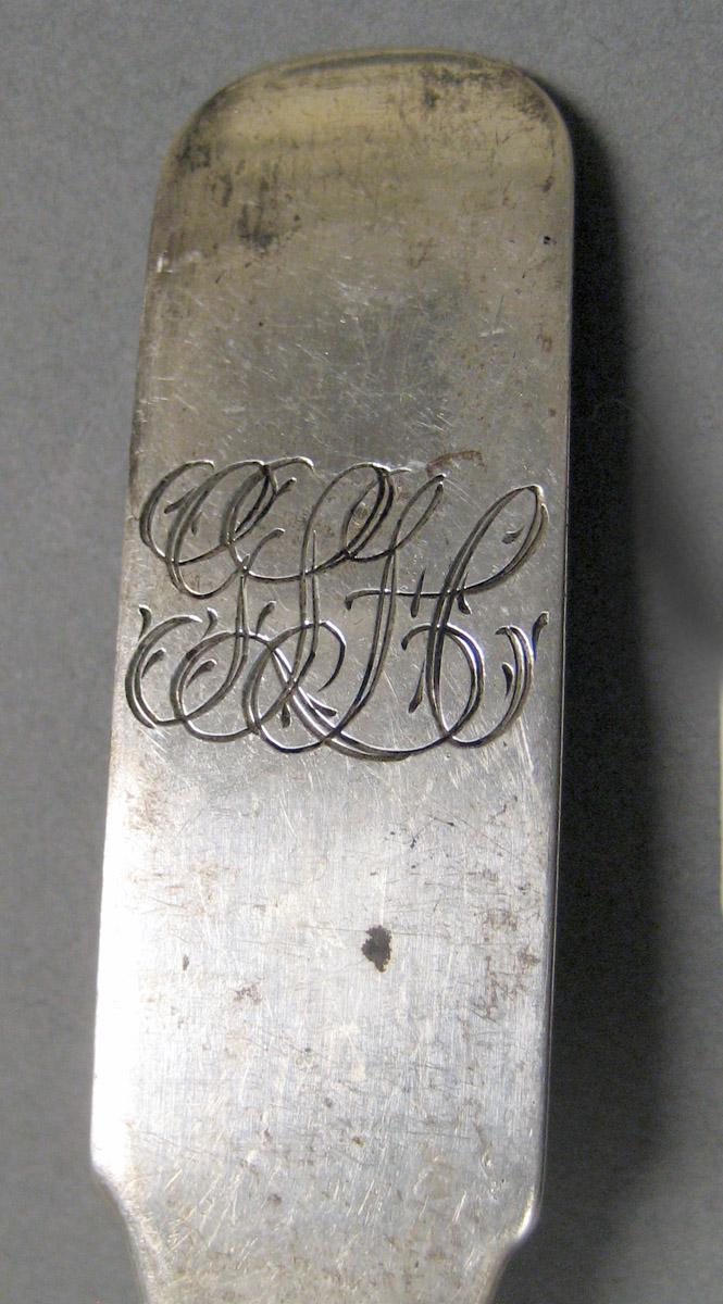 1998.0004.4012 Silver Spoon engraving