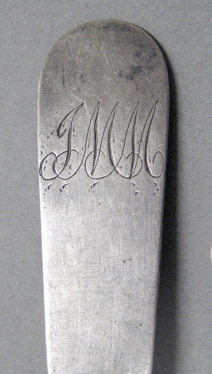 1998.0004.4014 Silver Spoon engraving