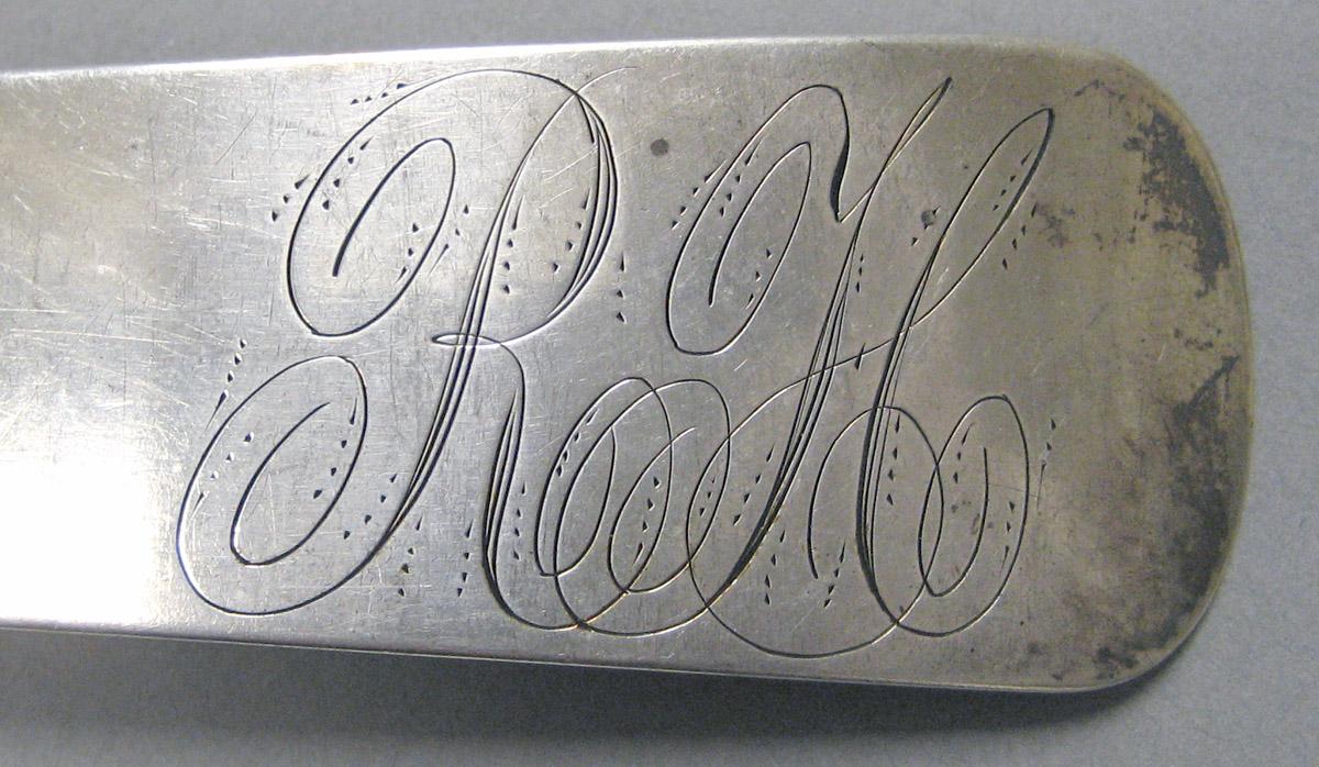 1998.0004.4016 Silver Spoon engraving