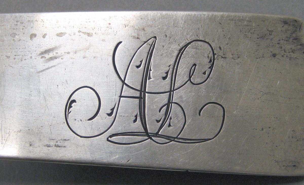 1998.0004.4017 Silver Spoon engraving