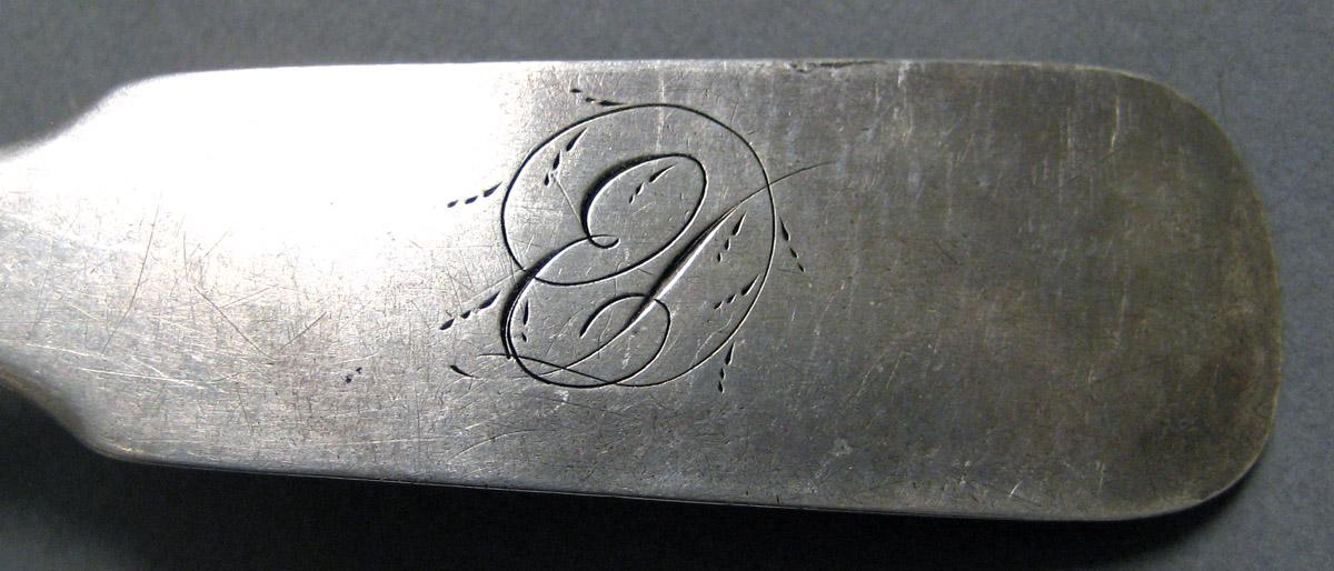 1998.0004.4021 Silver Spoon engraving