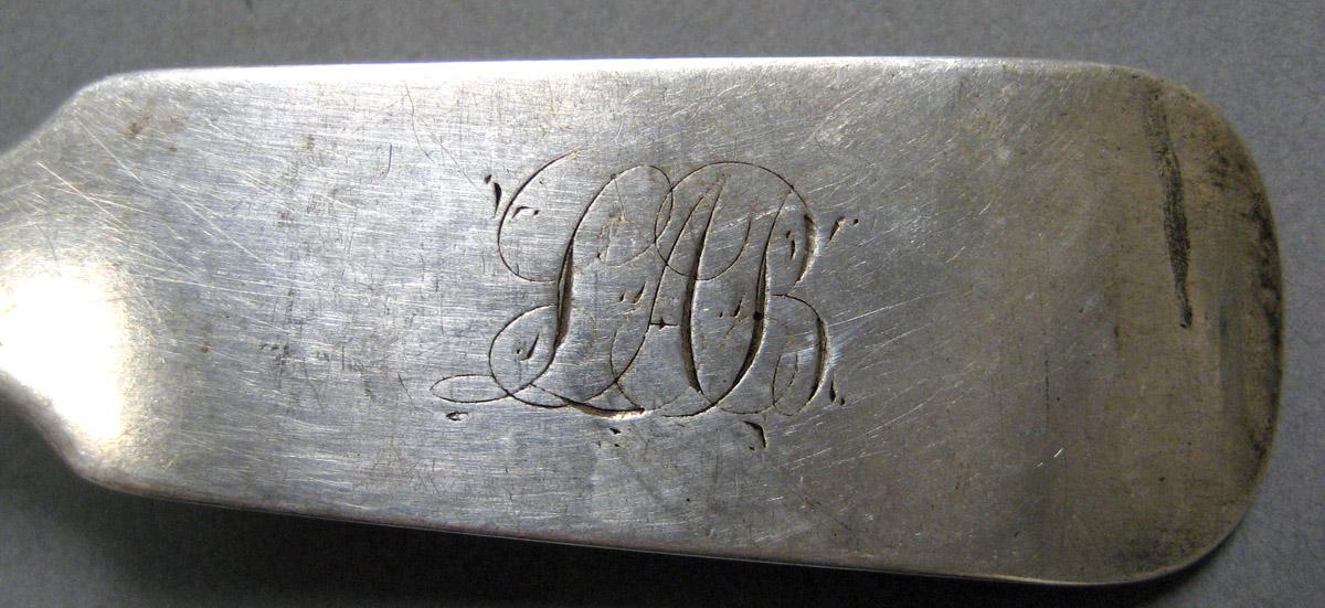 1998.0004.4027 Silver Spoon engraving