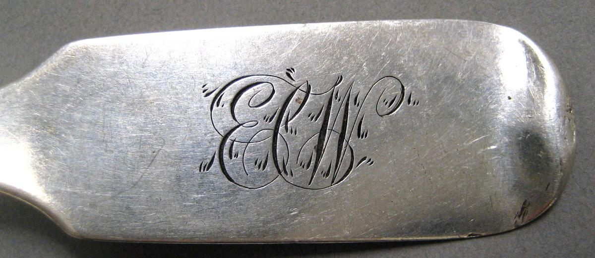 1998.0004.4028 Silver Spoon engraving