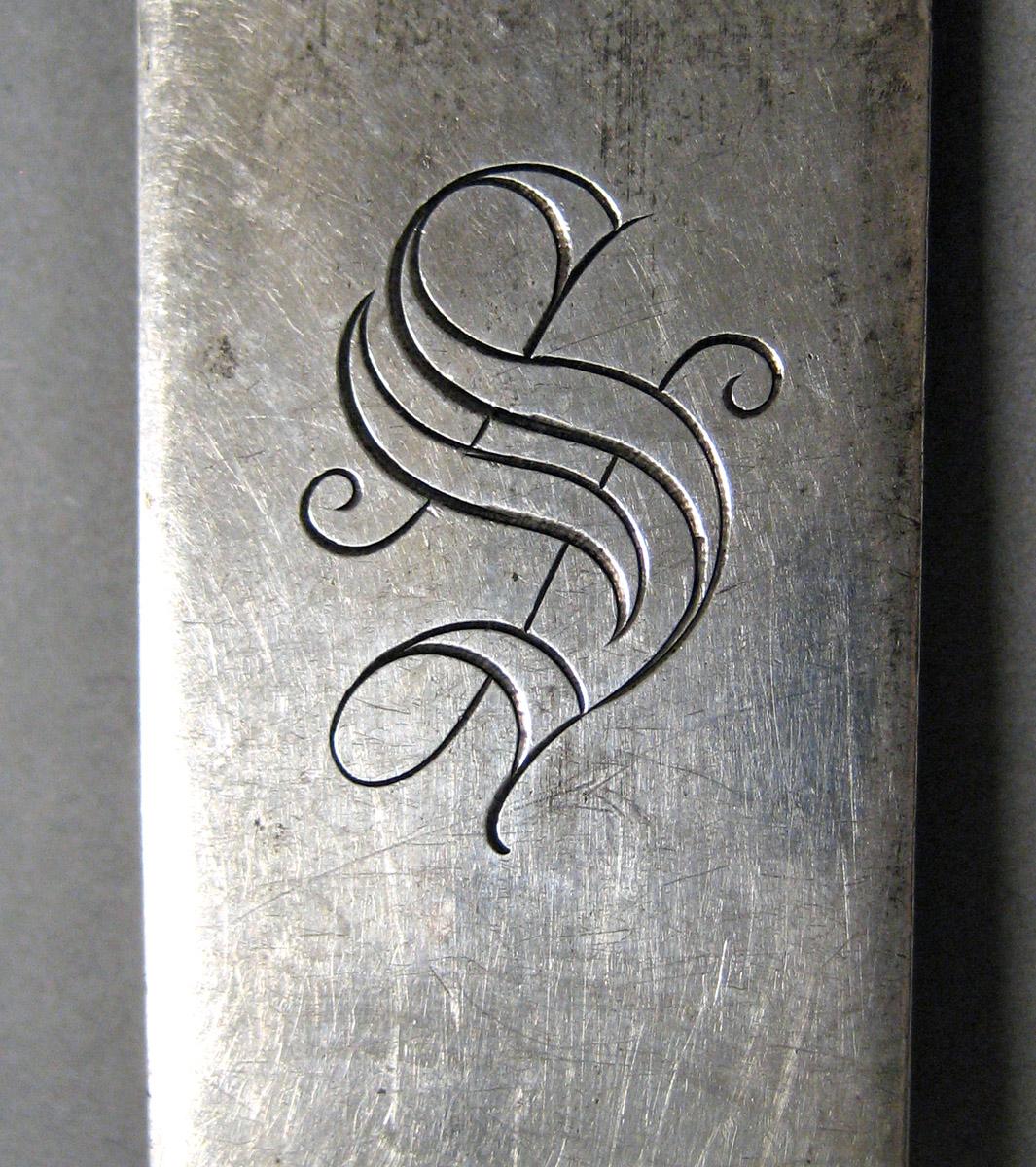 1998.0004.4033 Silver Spoon engraving