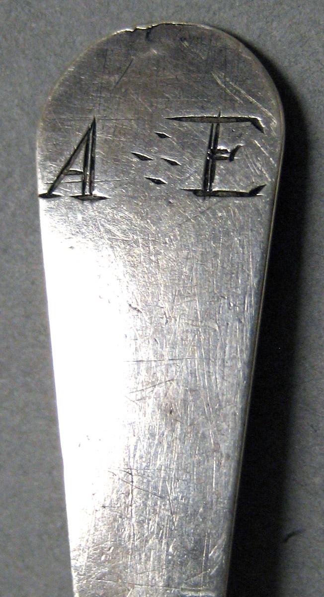 1998.0004.4034 Silver Spoon engraving