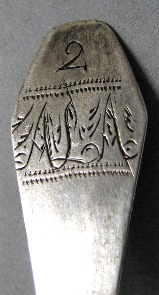 1998.0004.4037 Silver Spoon engraving