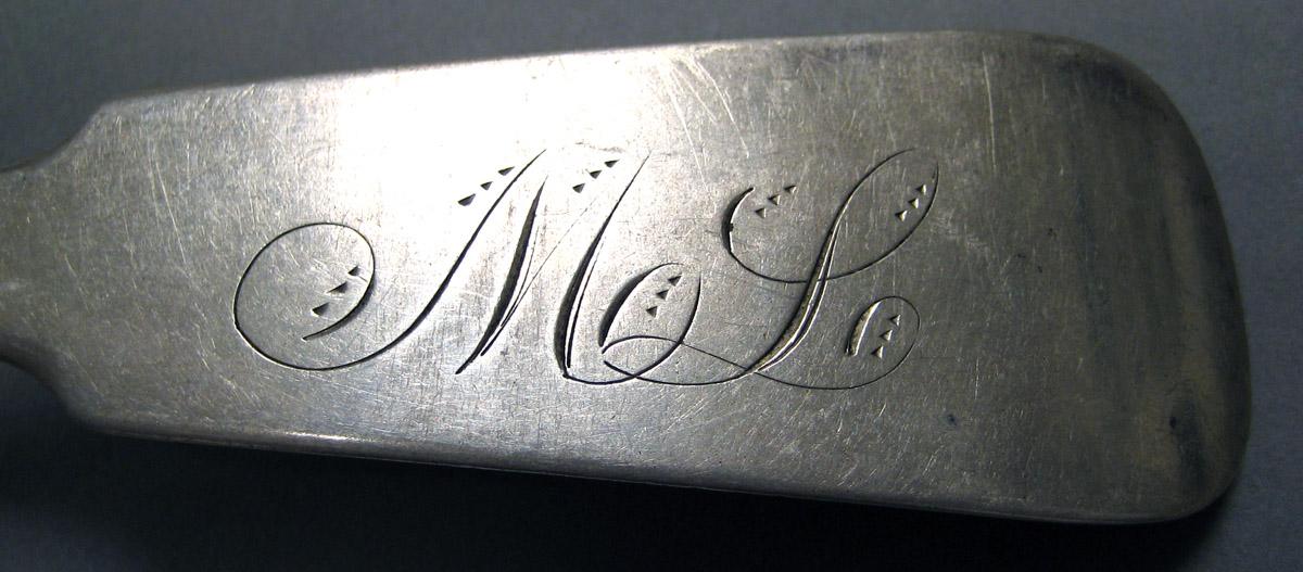 1998.0004.4039 Silver Spoon engraving