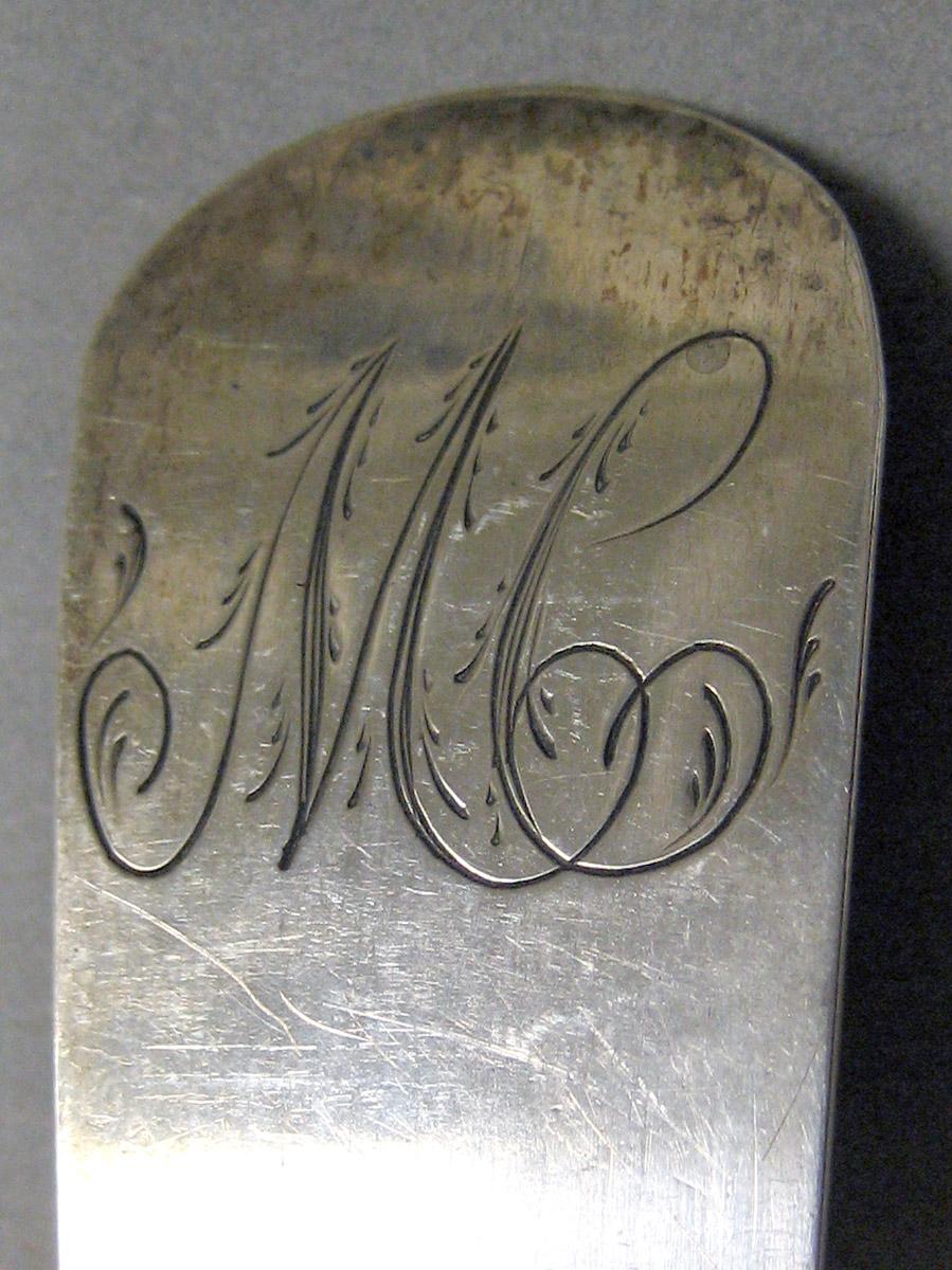 1998.0004.4044.001 Silver Spoon engraving
