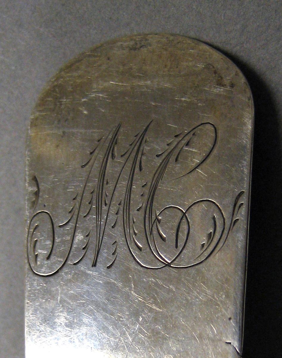 1998.0004.4044.002 Silver Spoon engraving