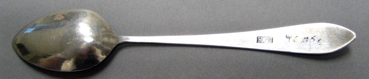1998.0004.4045.001 Silver Spoon underside