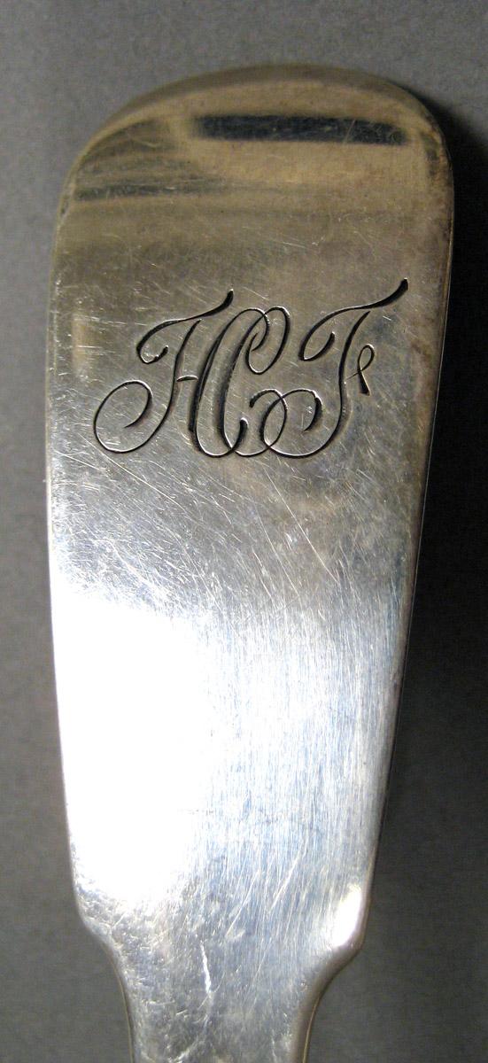 1998.0004.4049.001 Silver Ladle engraving