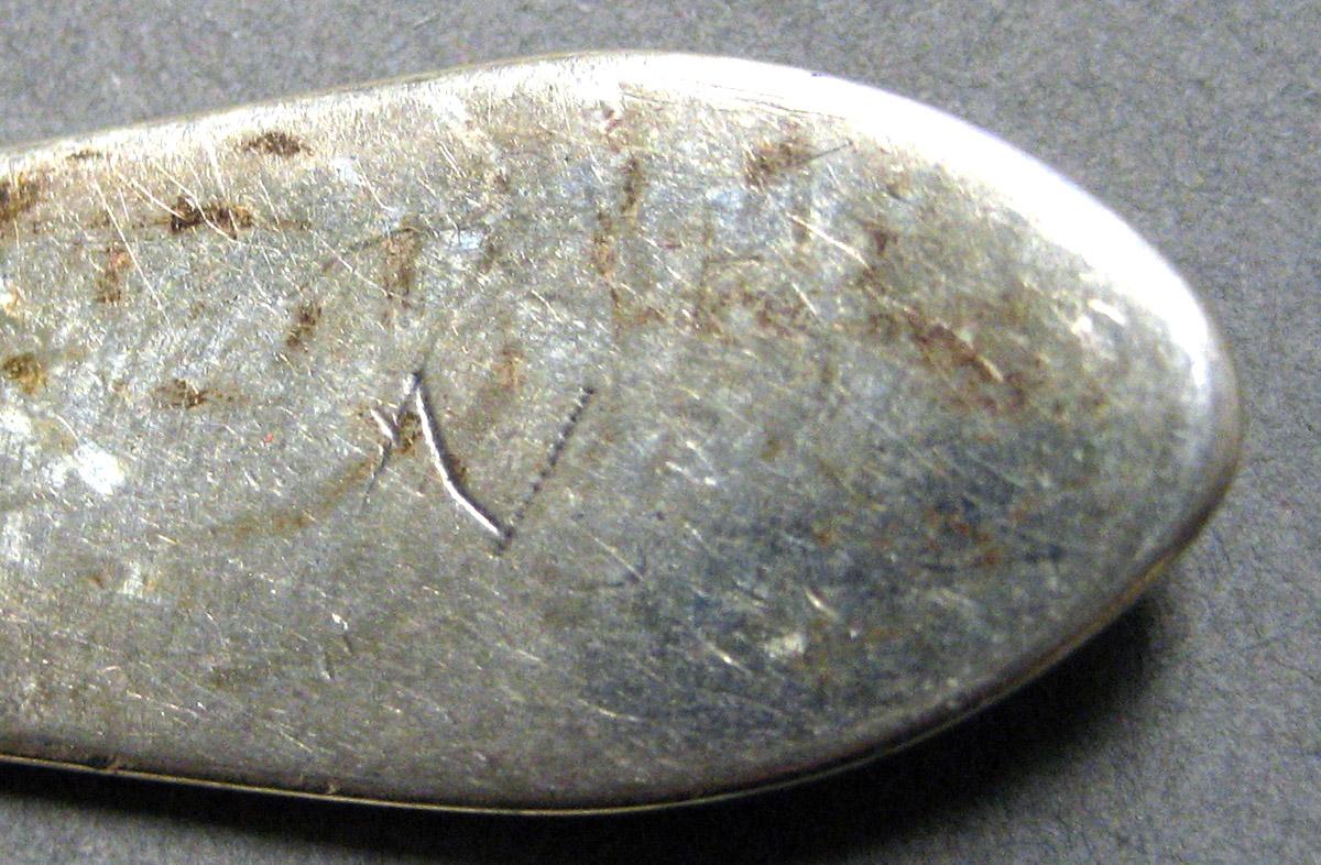 1998.0004.4051 Silver Spoon engraving underside