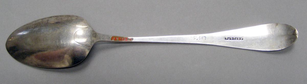 1998.0004.4052 Silver Spoon underside