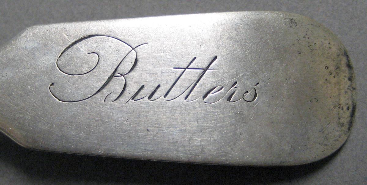 1998.0004.4058 Silver Spoon engraving