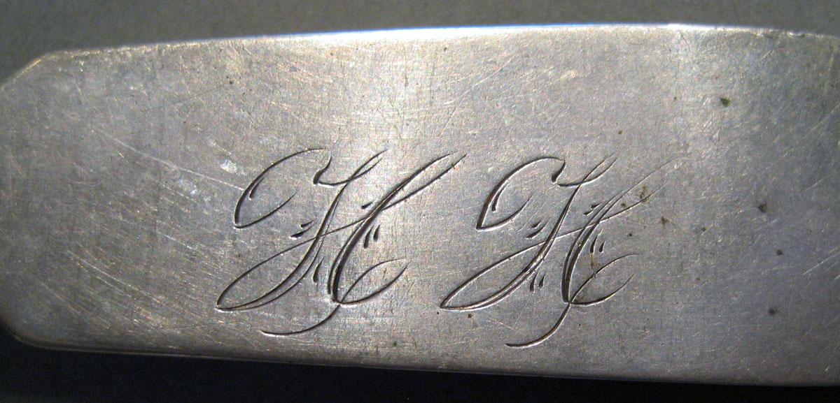 1998.0004.405 Silver Spoon engraving