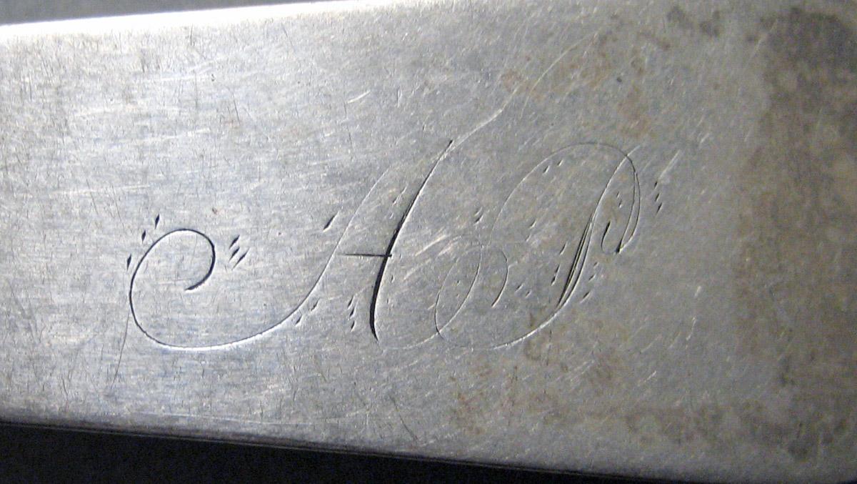 1998.0004.4060 Silver Spoon engraving
