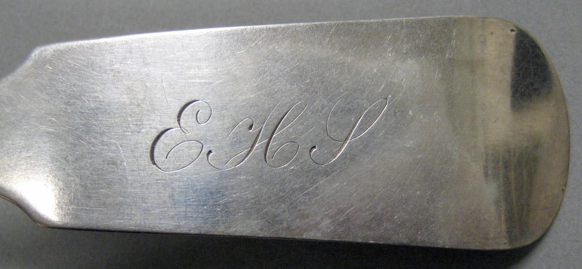 1998.0004.4061 Silver Ladle engraving
