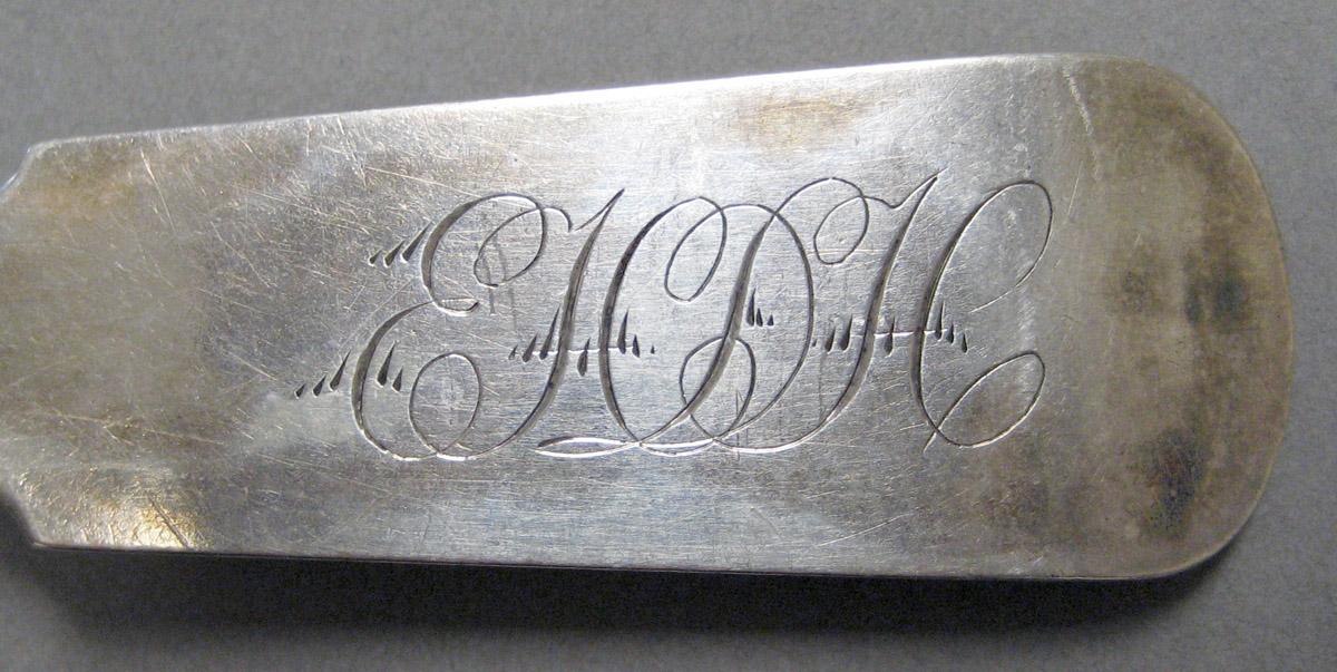 1998.0004.4064 Silver Spoon engraving
