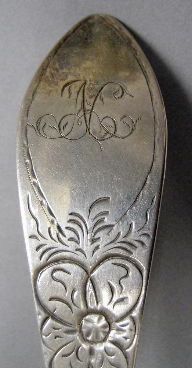 1998.0004.4066 Silver Spoon engraving