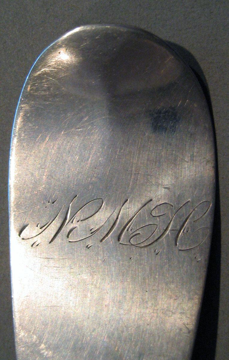 1998.0004.408 Silver Spoon engraving