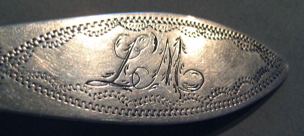 1998.0004.409 Silver Spoon engraving