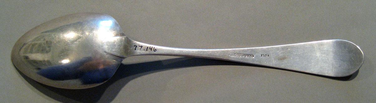 1998.0004.412 Silver Spoon underside