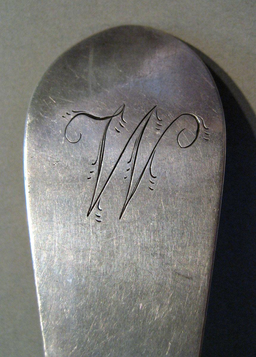 1998.0004.412 Silver Spoon engraving