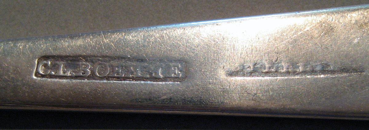 1998.0004.415 Silver Spoon marks