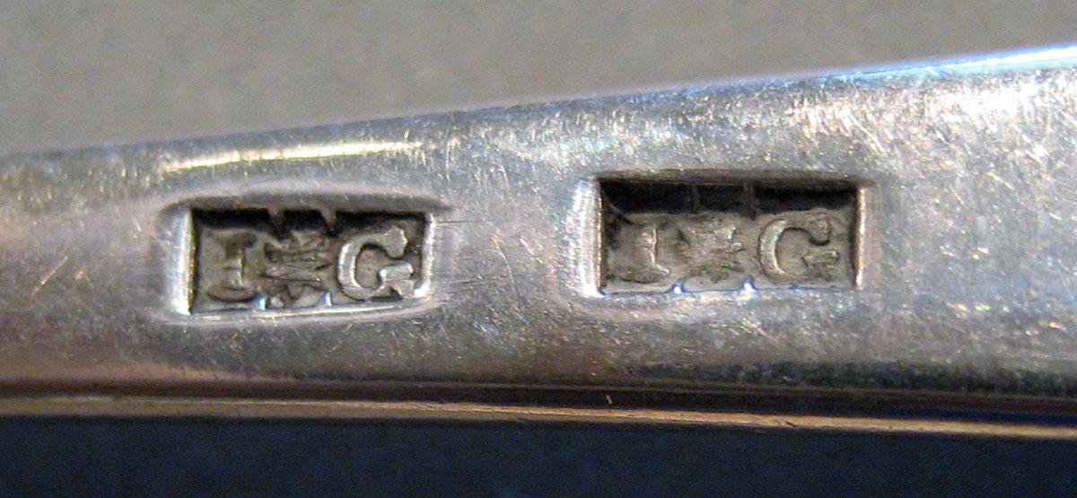 1998.0004.418 Silver Spoon marks