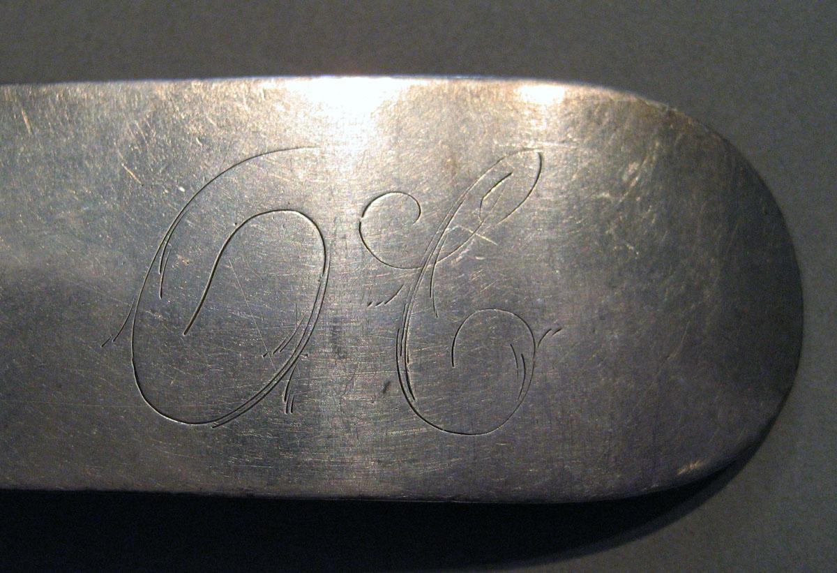 1998.0004.423 Silver Spoon engraving