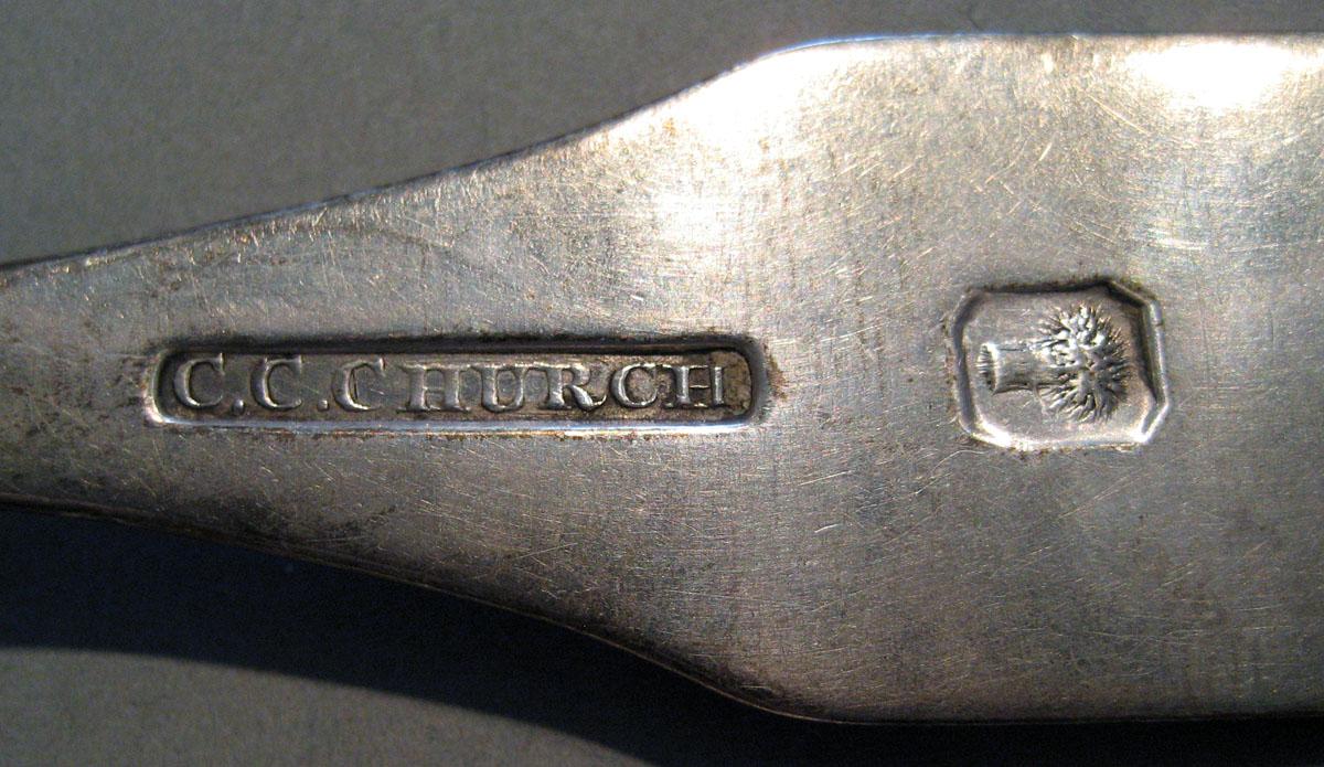 1998.0004.423 Silver Spoon marks