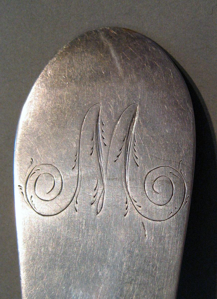 1998.0004.424 Silver Spoon engraving