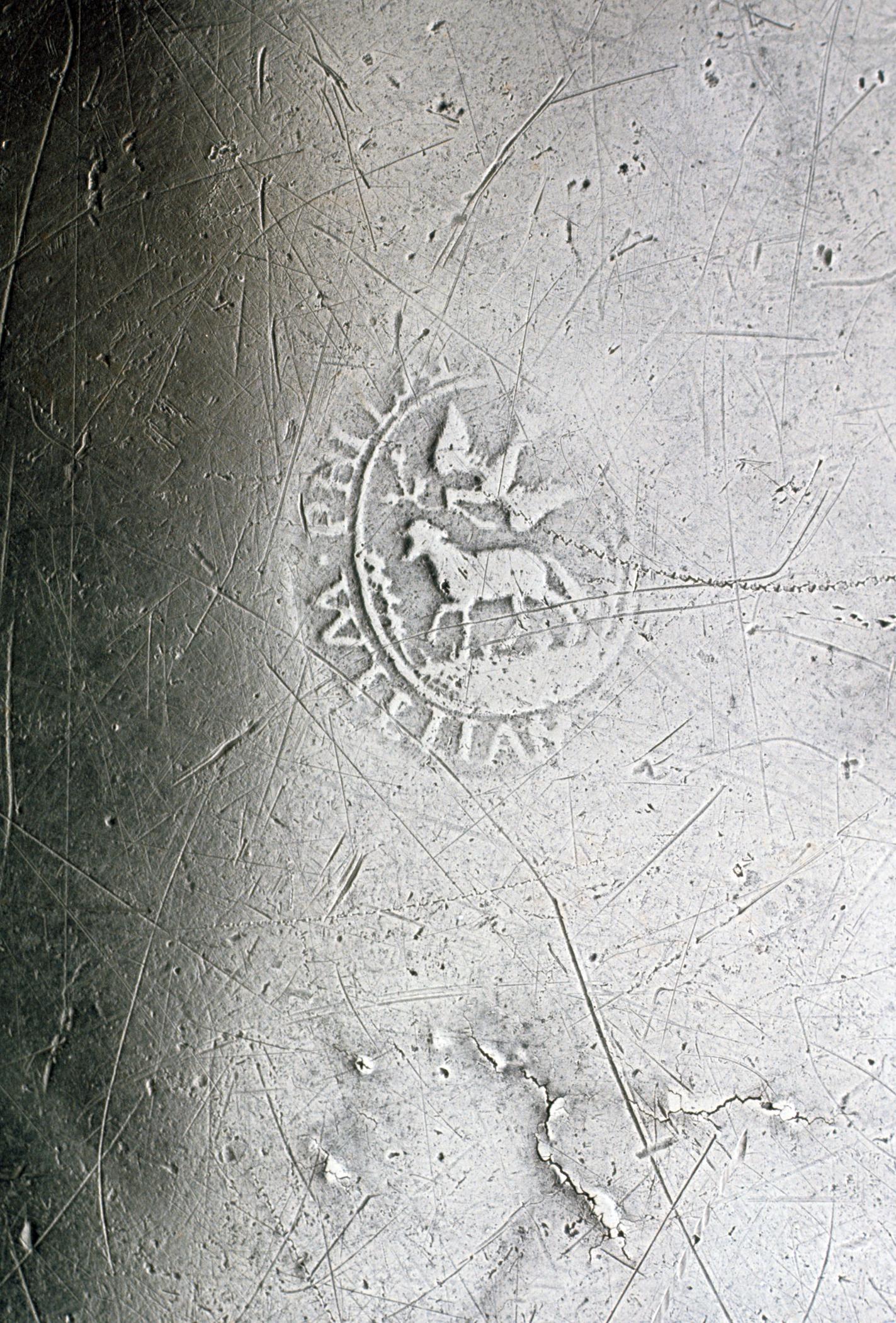 1958.0642 Pewter dish (mark 3)
