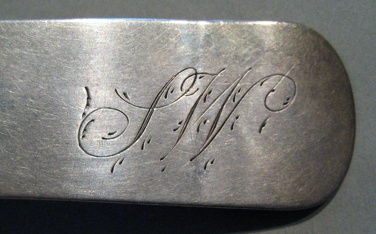 1998.0004.426 Silver Spoon engraving