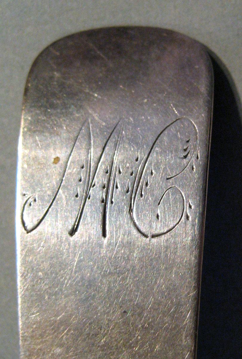 1998.0004.428 Silver Spoon engraving