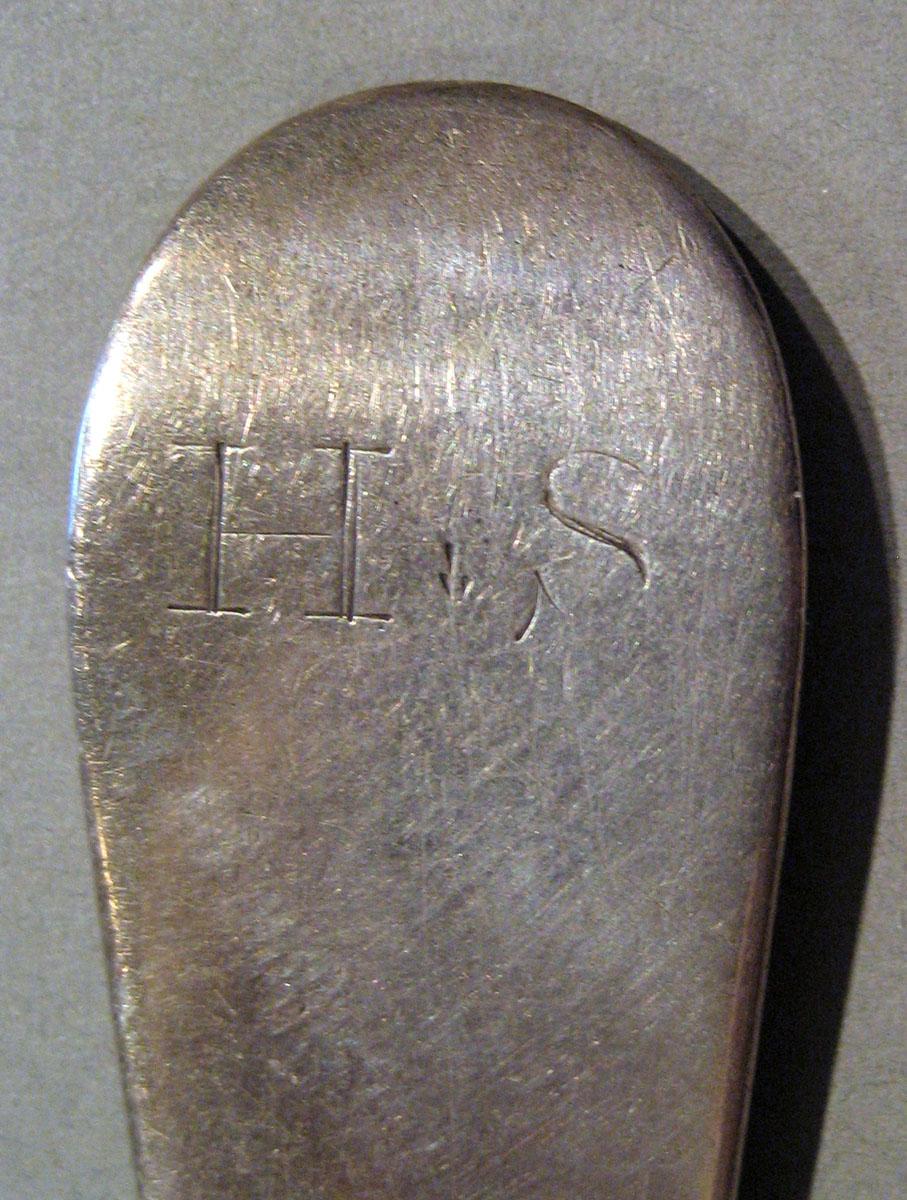 1998.0004.432 Silver Spoon engraving