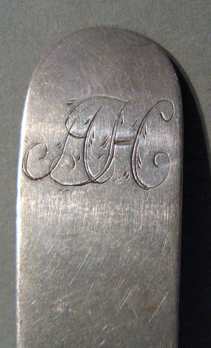 1998.0004.433.001 Silver Spoon engraving
