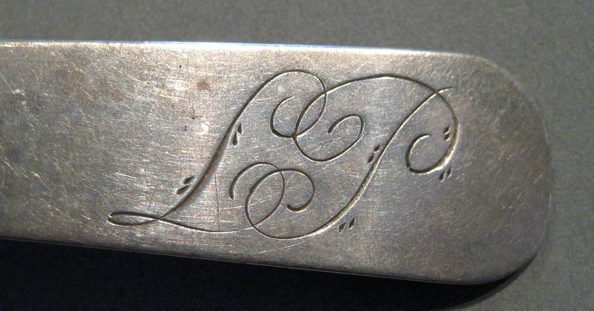 1998.0004.433.002 Silver Spoon engraving
