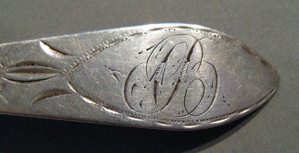 1998.0004.435 Silver Spoon engraving