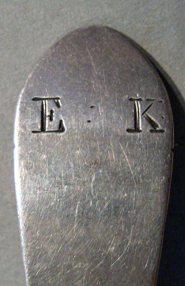 1998.0004.438 Silver Spoon engraving