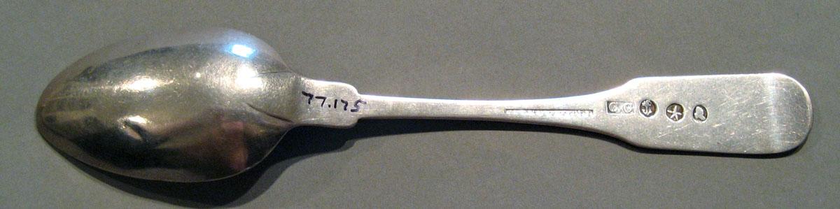 1998.0004.440 Silver Spoon underside