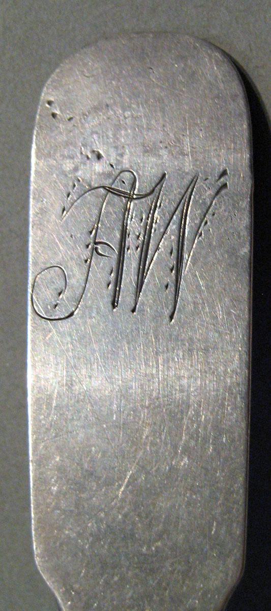 1998.0004.444 Silver Spoon engraving