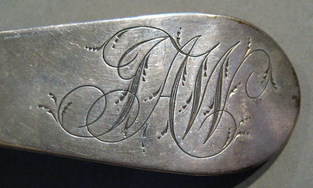 1998.0004.446 Silver Spoon engraving
