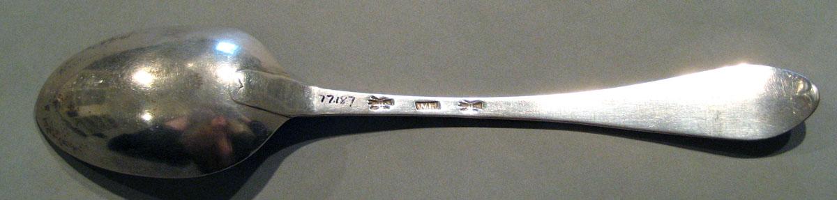 1998.0004.450 Silver Spoon underside