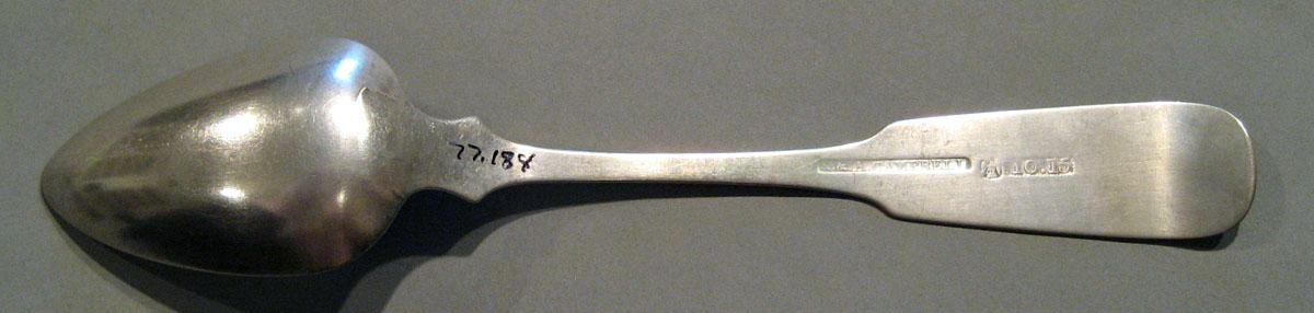 1998.0004.451 Silver Spoon underside