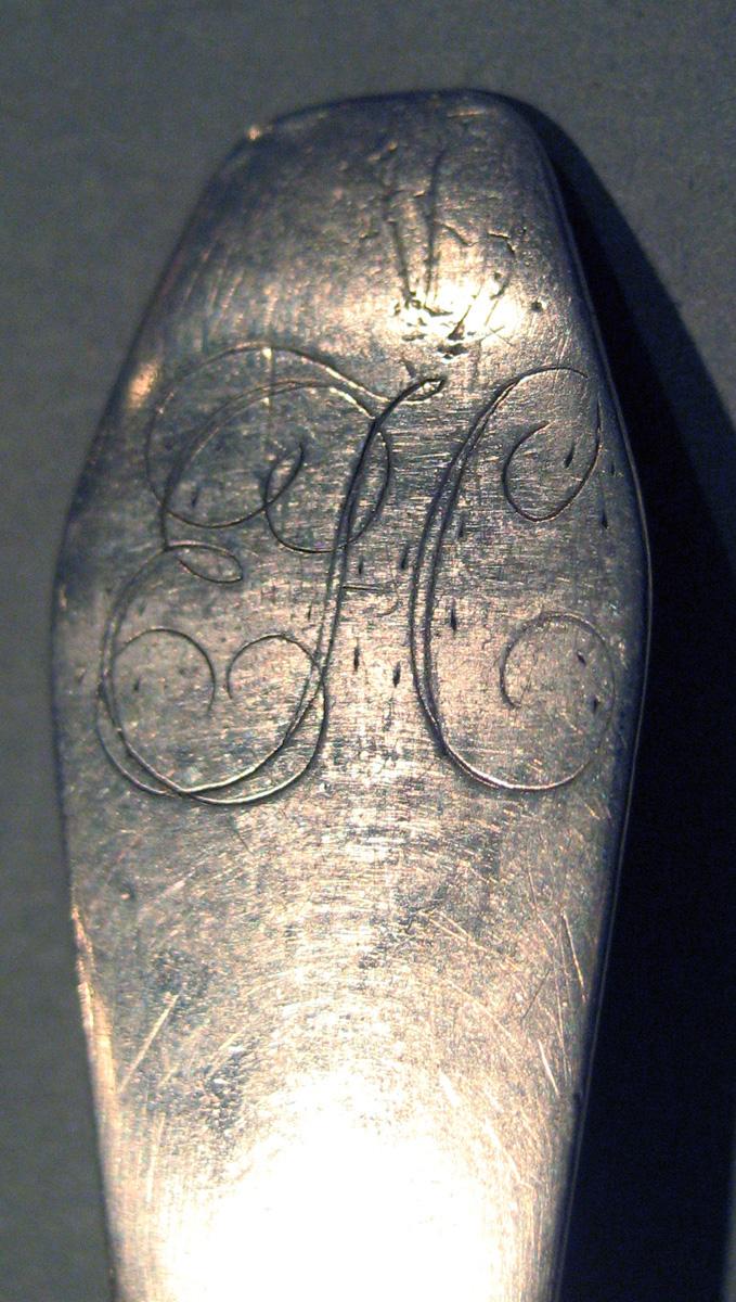 1998.0004.454 Silver Spoon engraving