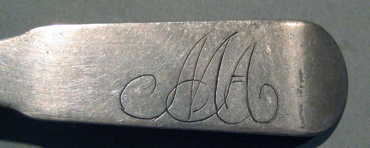 1998.0004.456 Silver Spoon engraving